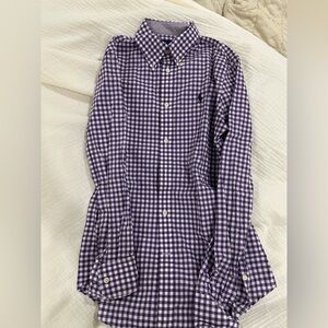 Ralph Lauren Purple and White Checkered Shirt